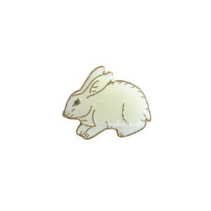 [Retro][Pin]Snow Rabbit.스노우래빗 핀뱃지