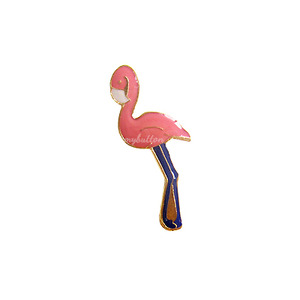 [Retro][Pin]Pink Flamingo.핑크플라밍고 핀뱃지