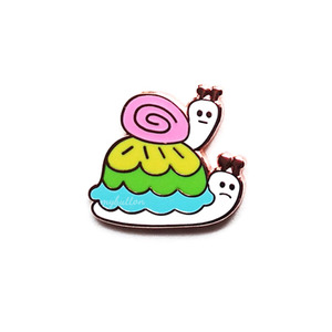 [SJK-008][Pin]Slow snails.뱃지