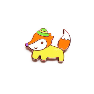 [SJK-005][Pin]Yellow fox.뱃지