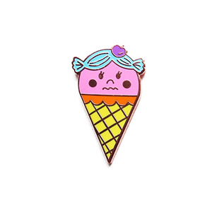 [SJK-003][Pin]Strawberry icecream cone.뱃지