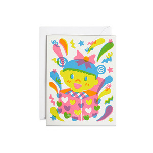 [SJK-007C][Card]Baby gift box screenprinted.카드