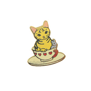 [PCZ-012]Cat_Teacup.고양이뱃지