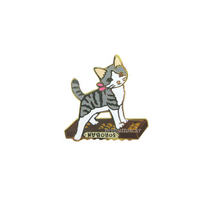 [PCZ-041][Pin]Cat_Soroban.고양이뱃지