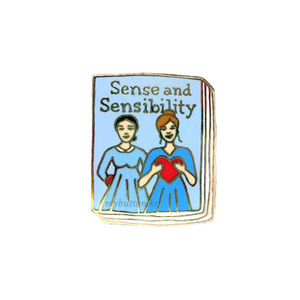 [BK][Pin]Book pins_Sense And Sensibility.센스앤센서빌리티 북뱃지