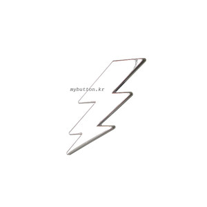 [W][Pin]Lightning(silver).번개(실버)핀뱃지