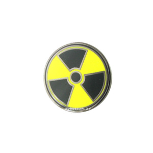 [MB][Pin]Radiation Hazard Symbol.방사선위험표지 핀뱃지