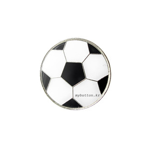 [W][Pin]Soccer ball.축구공 뱃지