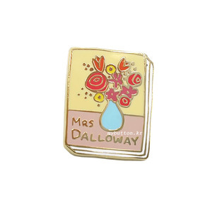 [BK][Pin]Book pins_Mrs Dalloway.달러웨이 부인.북뱃지