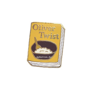[BK][Pin]Book pins_Oliver Twist.올리버 트위스트 북뱃지