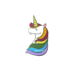 [W][Pin]Rainbow Unicorn.레인보우유니콘 핀뱃지