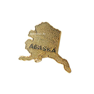 [USA][Pin]Alaska(GC).빈티지뱃지