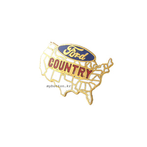[USA][Pin]Ford Country.빈티지뱃지