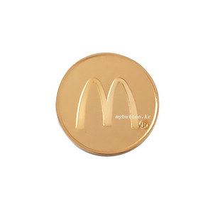 [Mc][Pin][USA]Gold Arch(Circle).핀뱃지