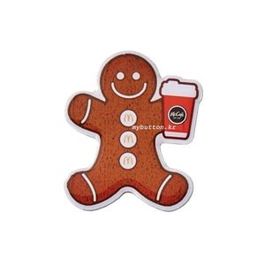 [MC][USA][Pin]Gingerbread.맥도널드뱃지