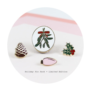 [Hemleva]Holiday Pin Pack • Limited Edition.핀뱃지