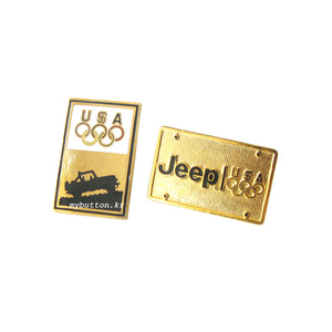 [Vintage][USA][SET]Jeep Olympic Sponsor.빈티지 뱃지 세트