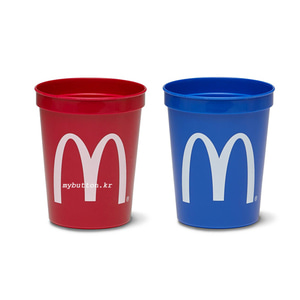 [Mc][Cup][2TYPE]Mcdonald&#039;s Plastic Cup.맥도널드 플라스틱 로고컵