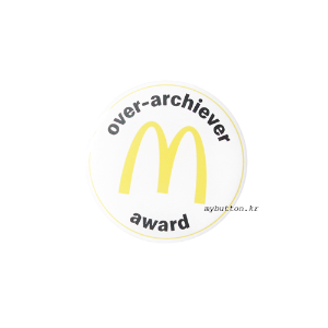[Mcdonald&#039;s][Pin]Over-archiever.맥도날드 핀뱃지