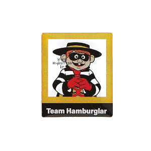 [Mcdonald&#039;s][Pin]Team Hamburglar.맥도날드 핀뱃지
