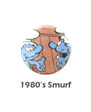 [USA][Pinbutton]80&#039;s Smurfs #1