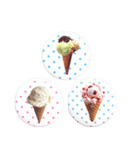 [3TYPE][30mm]아이스크림콘:Greentea,Vanilla,Strawberry