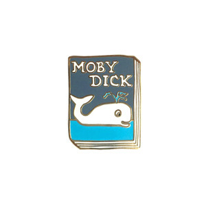 [BK][Pin]Book pins_Moby Dick.모비딕 북뱃지