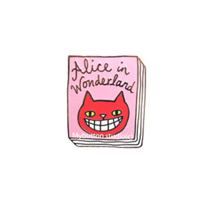 [BK][Pin]Book pins_Alice in Wonderland.이상한 나라의 앨리스 북뱃지