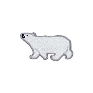 [UP][Wappen][Brooch]Polar Bear.북극곰 와펜브로치